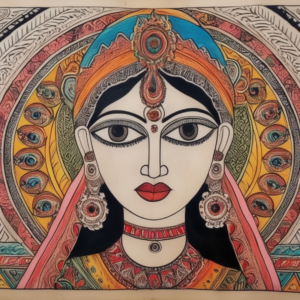 Madhubani Painting (On Handmade Paper)